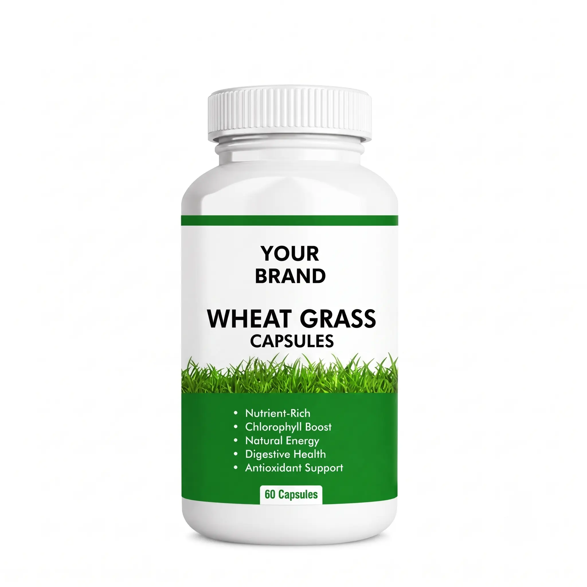 1 Wheat Grass Capsules - Image 1