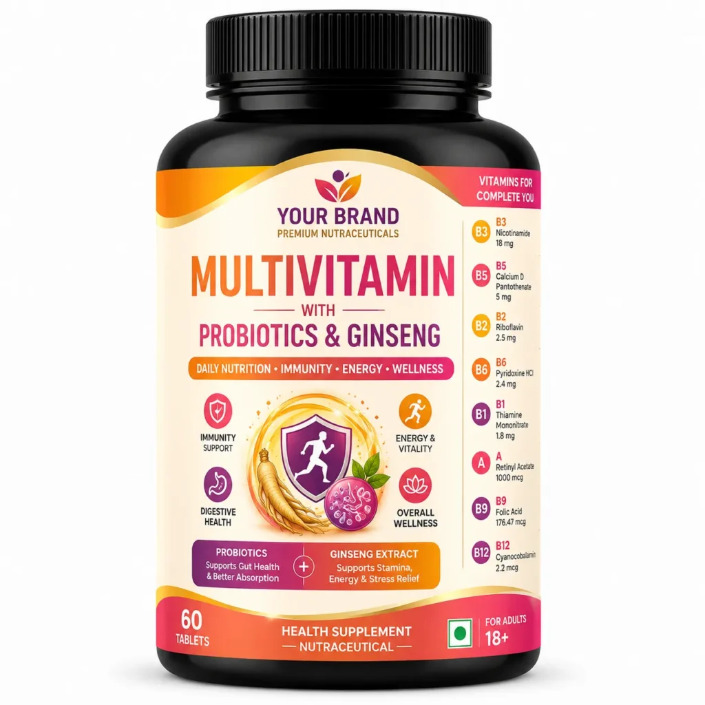 Multivitamin with Probiotics Ginseng Tab